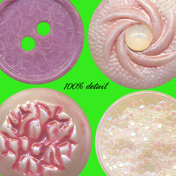 Retro Buttons in Pink & Purple, Volume 03