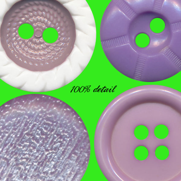 Retro Buttons in Pink & Purple