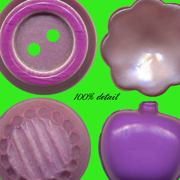 Retro Buttons in Pink & Purple