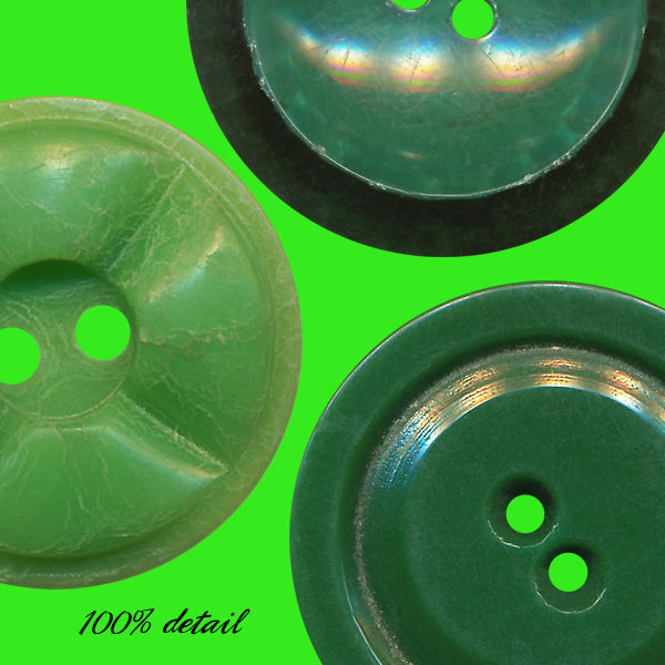 Retro Buttons in Blue & Green, Volume 02