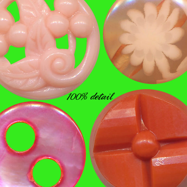 Retro Buttons in Pink, Volume 02