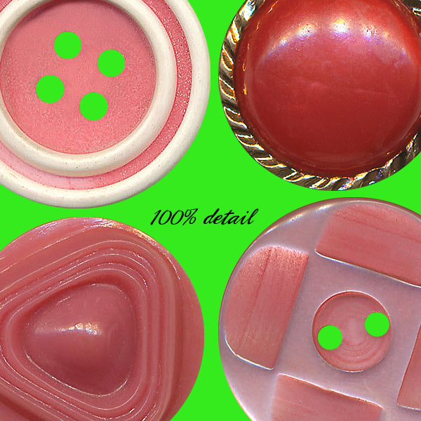 Retro Buttons in Pink, Volume 02