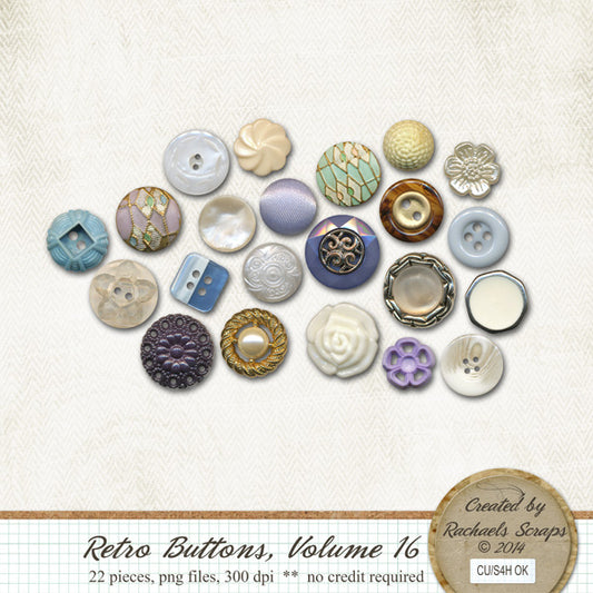 Retro Buttons, Volume 16