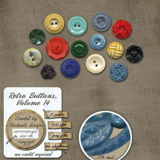 Retro Buttons, Volume 14