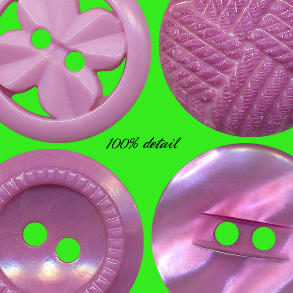 Retro Buttons in Violet