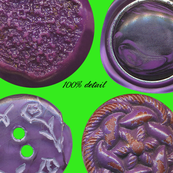 Retro Buttons in Violet