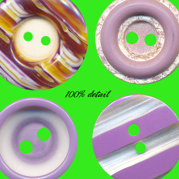 Retro Buttons in Violet, Volume 02