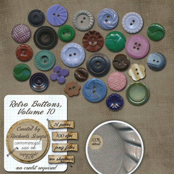 Retro Buttons, Volume 10