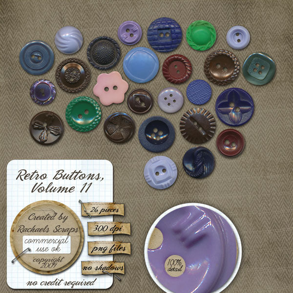 Retro Buttons, Volume 11