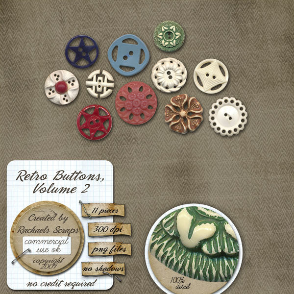 Retro Buttons, Volume 02