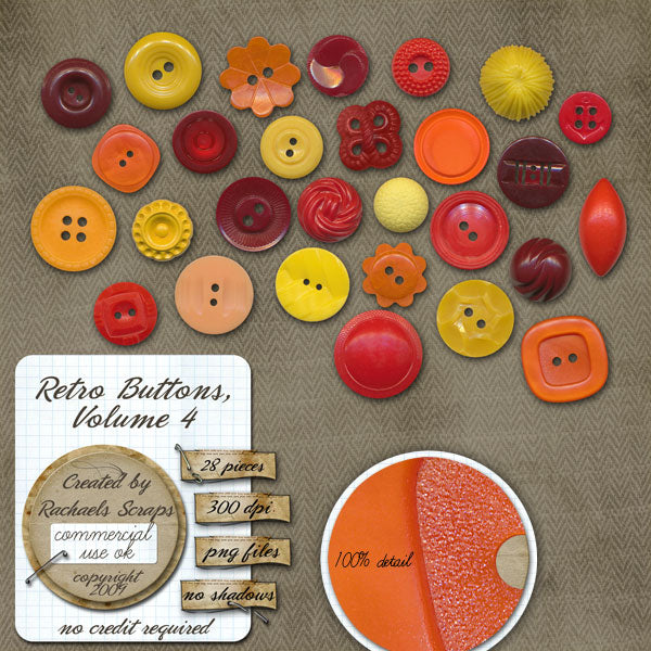 Retro Buttons, Volume 04