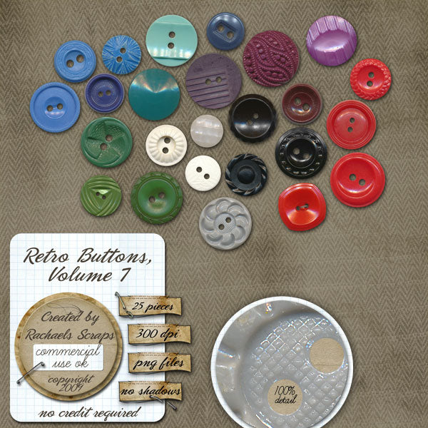 Retro Buttons, Volume 07