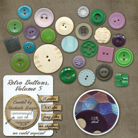 Retro Buttons, Volume 05