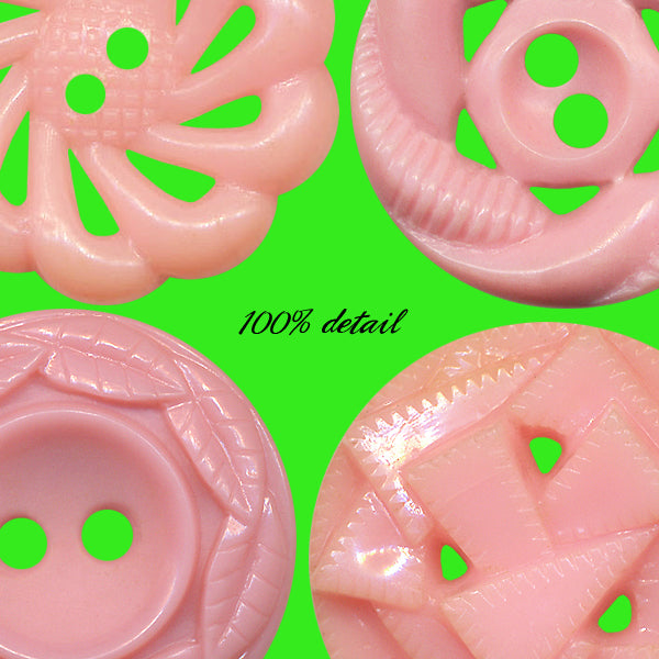 Retro Buttons in Pink