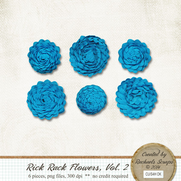 Rick Rack Flowers, Volume 02