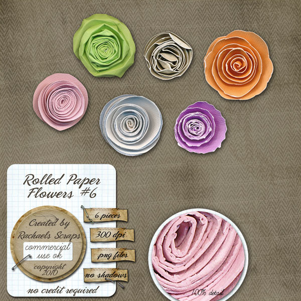 Rolled Paper Flowers, Volume 06