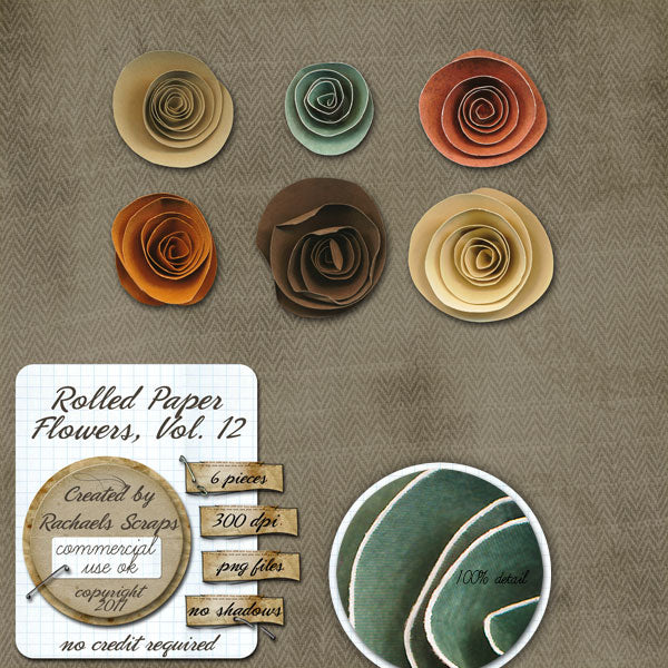 Rolled Paper Flowers, Volume 12