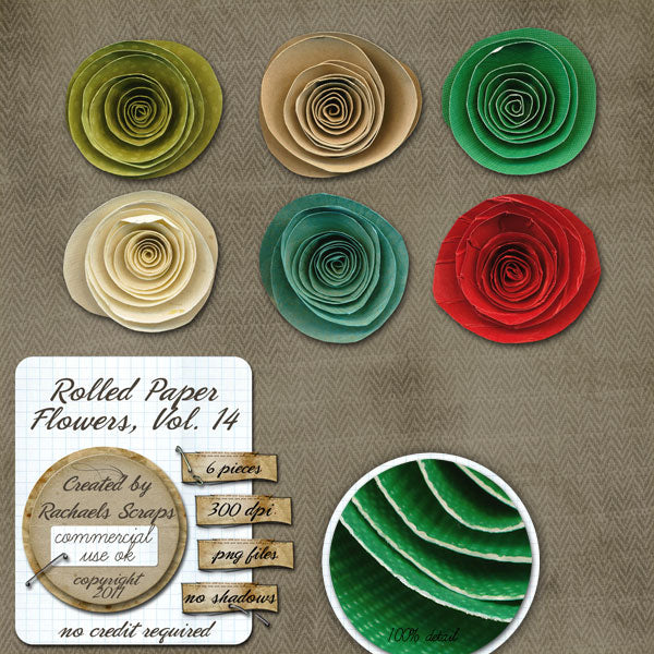 Rolled Paper Flowers, Volume 14