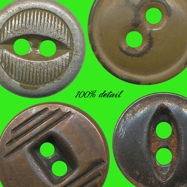 Shabby Metal Buttons, Volume 01
