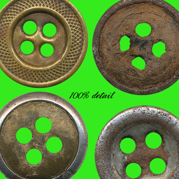 Shabby Metal Buttons, Volume 02