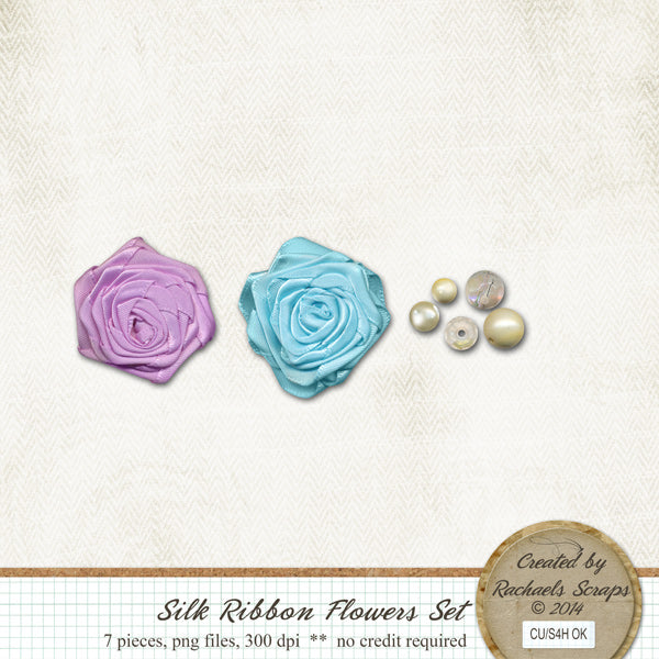 Silk Ribbon Flowers