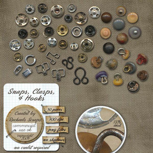 Snaps, Clasps, and Hooks