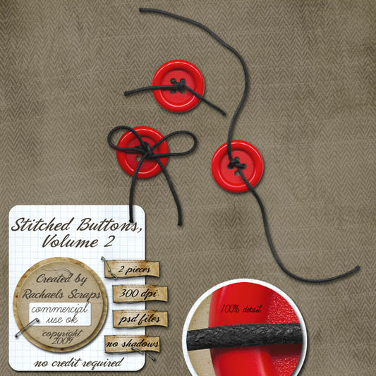 Stitched Buttons, Volume 02