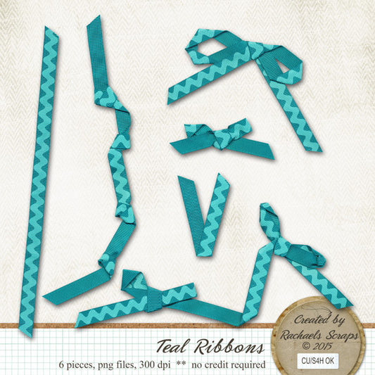 Teal Ribbons