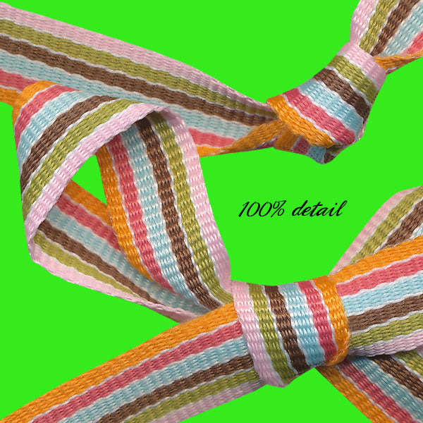 Tropical Striped Ribbons