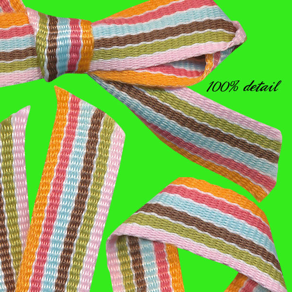 Tropical Striped Ribbons