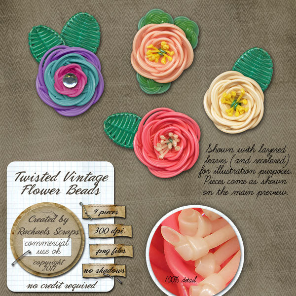 Twisted Vintage Flowers