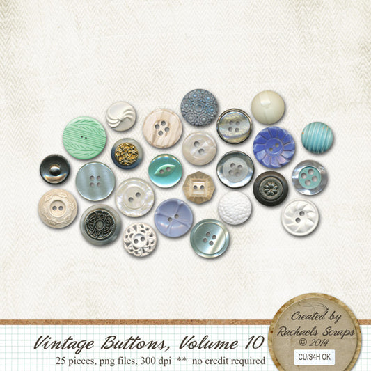 Vintage Buttons, Volume 10