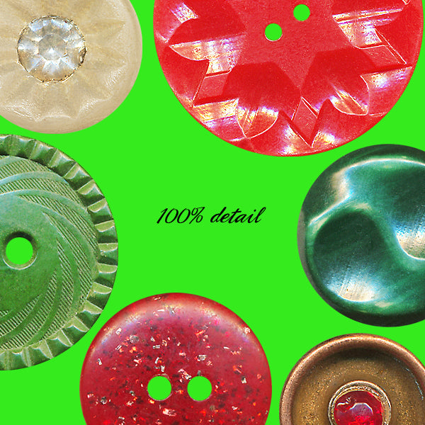 Vintage Christmas Buttons, Volume 05