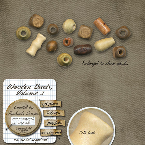 Wooden Beads, Volume 02