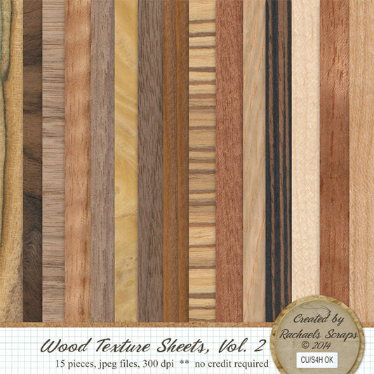 Wood Texture Sheets, Volume 02