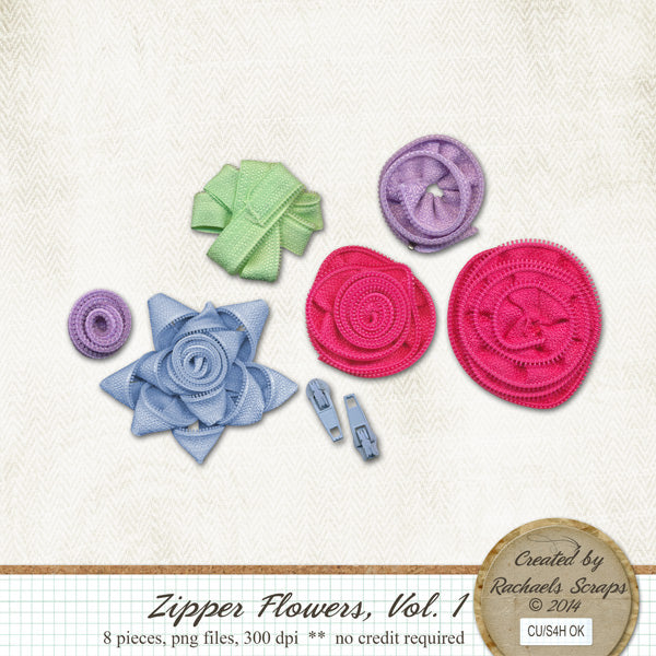 Zipper Flowers, Volume 01