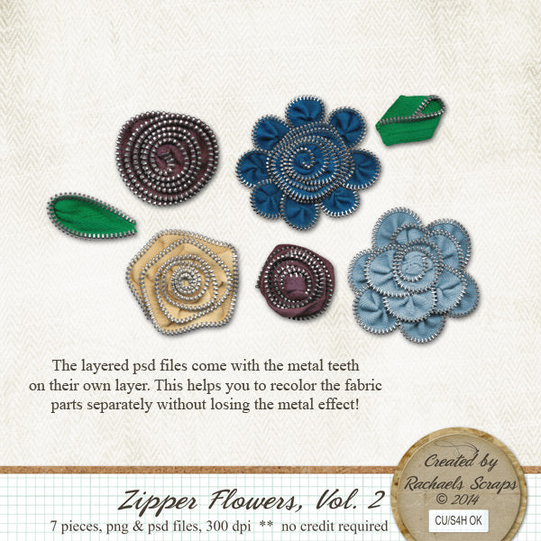 Zipper Flowers, Volume 02