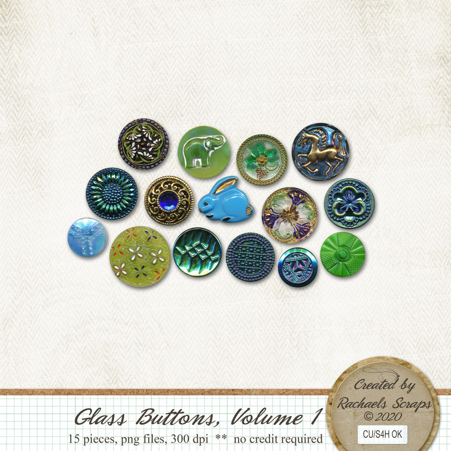 Glass Buttons, Volume 01