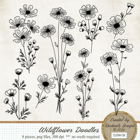 Wildflower Doodles