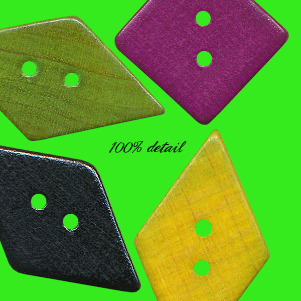 Wooden Buttons in Color